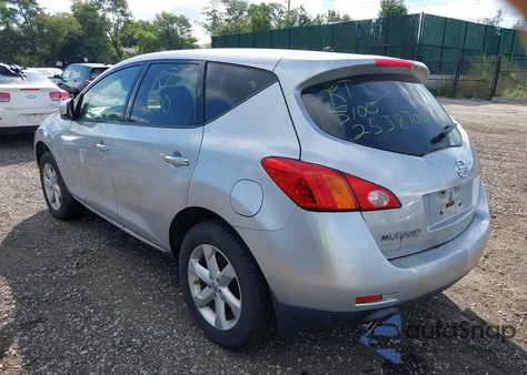 2010 Nissan Murano S z USA, uszkodzony, nr VIN JN8AZ1MW7AW124865